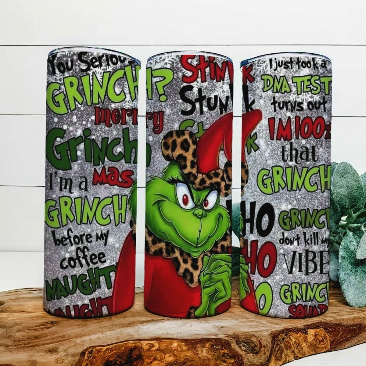 The Grinch Tumbler, Christmas Tumbler. Whoville tumbler, How the GRINC -  LGH Designs Corp