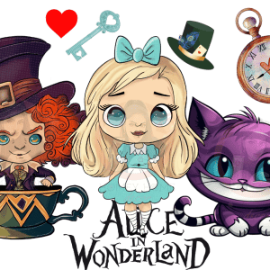 Alice and Hatter UVDTF Libbey Wrap