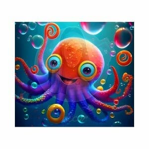 colorful octopus tumbler sub wrap