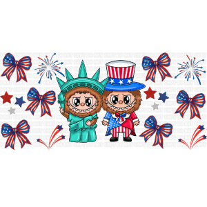Patriotic Bubu Libbey Wrap