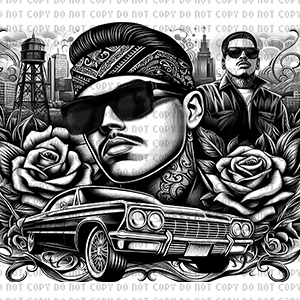 chicano style 02 tumbler wrap design