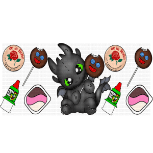 Toothless Mex-Candy Libbey Wrap