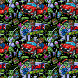 Franks Diner 001 Seamless Tumbler Wrap